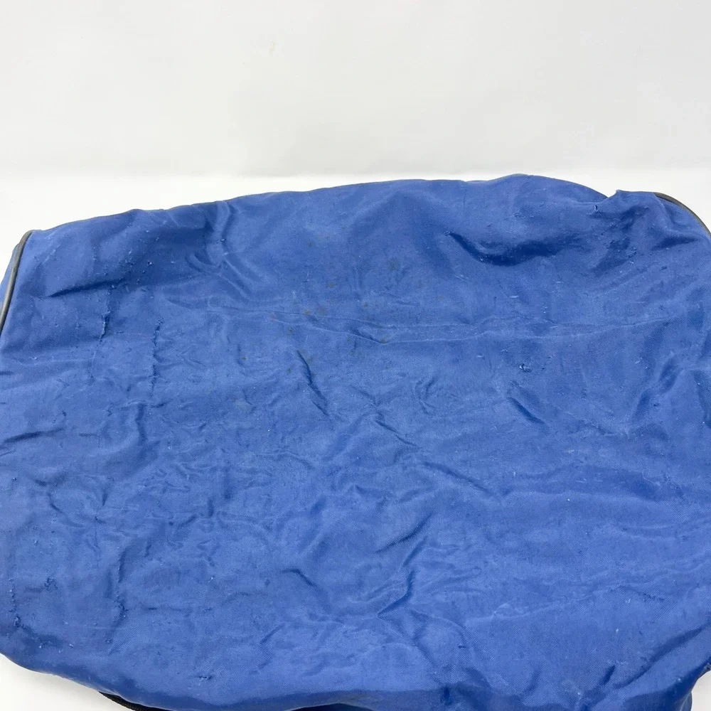 Vintage Nike Duffel Bag Blue Yellow Embroidered Swoosh 90s Gym Travel Bag Defect